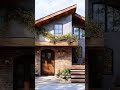 Beautiful Brick   Wood Small House #dreamhome #smallhouse #home #foryou house #homedecor #scenery