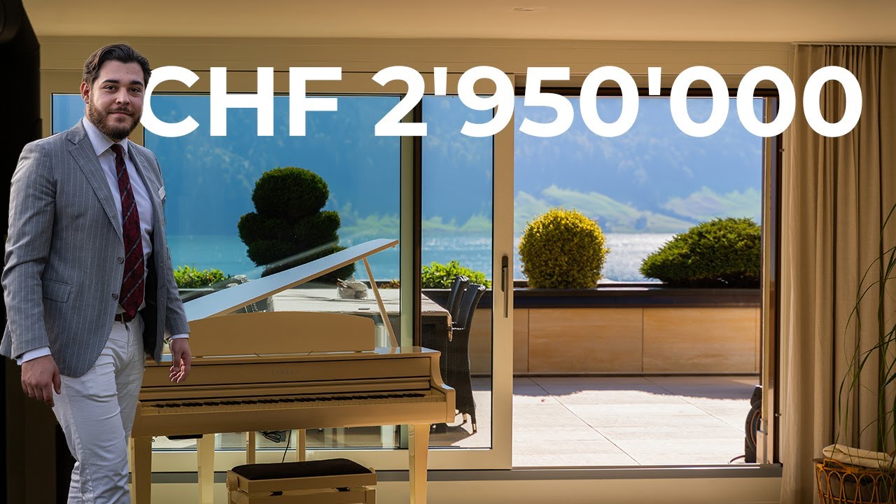 Spektakuläre Tour durch eine CHF 2'950'000.- Wohnung mit Seesicht im steuerfreundlichen Zug, Schweiz