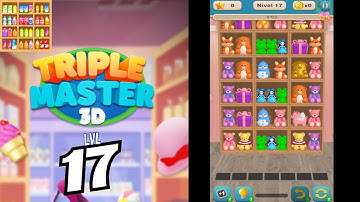 🏅 Triple Master 3D: Goods Sorting 🍒🥤🪆 LEVEL 17 🍄🧃🧸 Gameplay Walkthrough