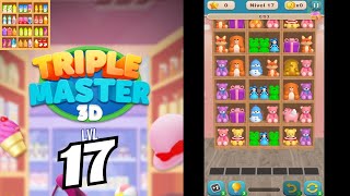 🏅 Triple Master 3D: Goods Sorting 🍒🥤🪆 LEVEL 17 🍄🧃🧸 Gameplay Walkthrough