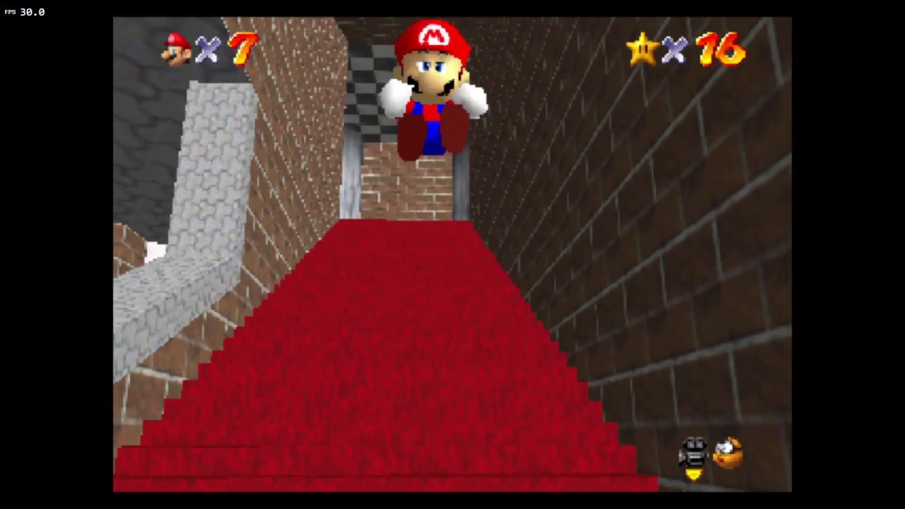 super mario 64 emulator slow walking