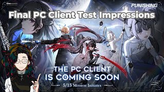 PGR PC Client Final Test Impressions! + Nanamech Pulls! || Punishing Gray Raven