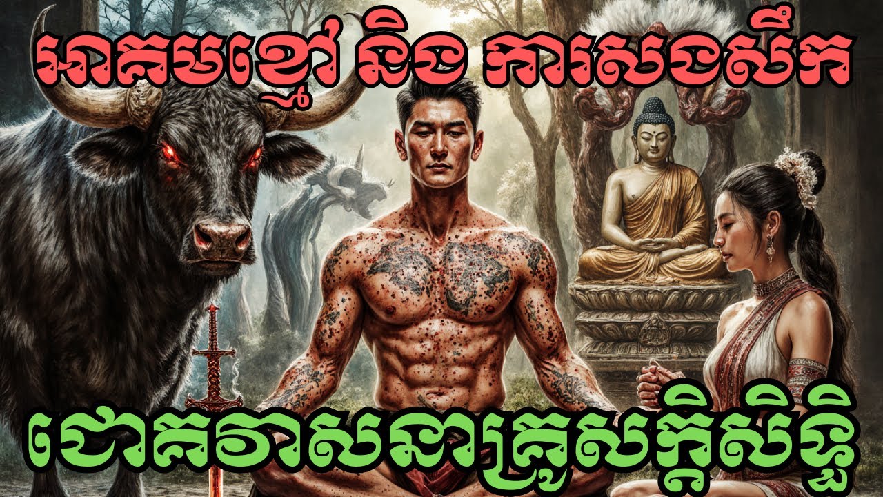 ចំណងជើងខ្មែរ៖ អាថ៌កំបាំងអាគមខ្មៅ៖ គ្រូកំលោះសងសឹកត្រកូលអាប   និទានរឿងខ្មោច