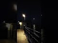 Empty Pier At Night