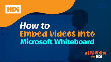 How To Embed Videos into Microsoft Whiteboard with your Interactive Screens