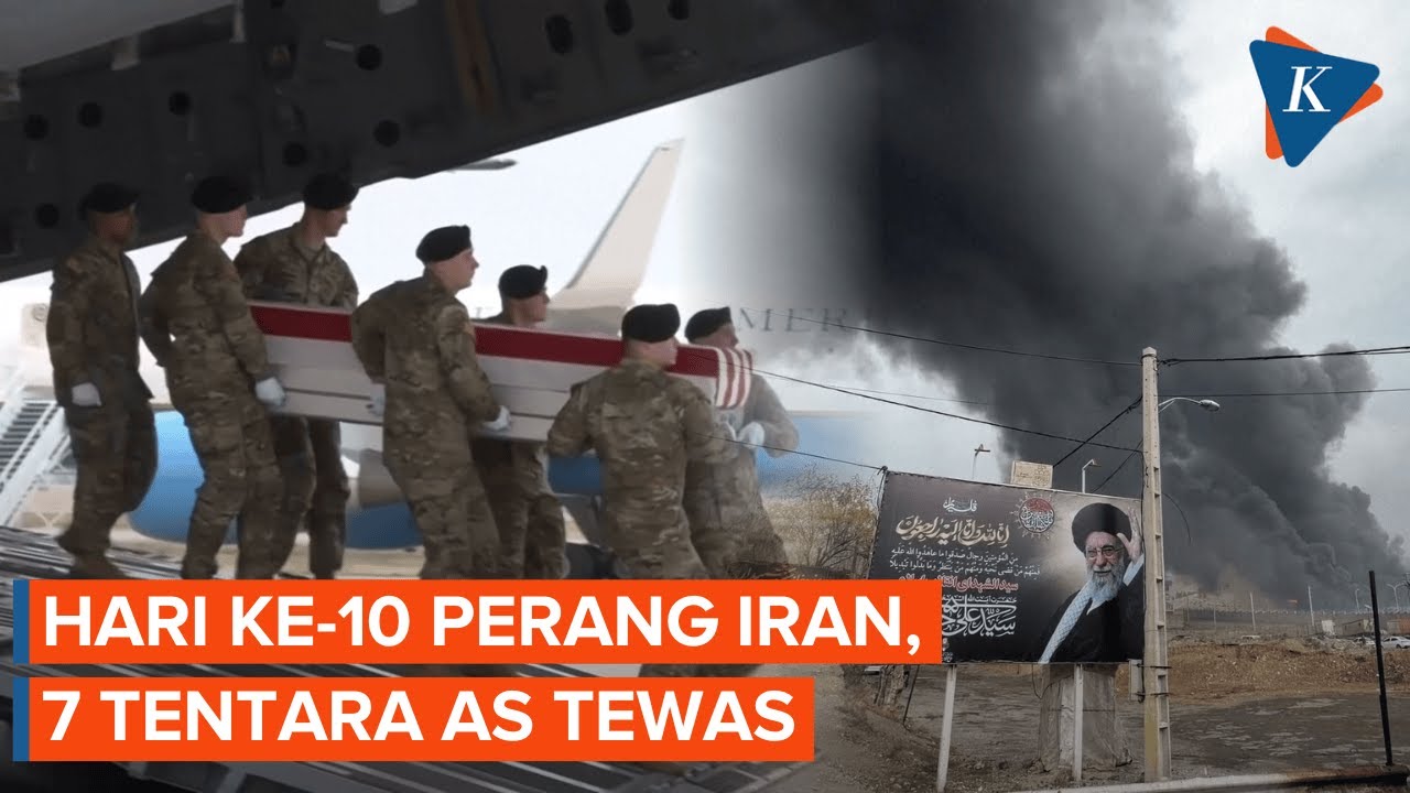 Hari ke-10 Perang Iran: 7 Tentara AS Tewas, 9.669 Fasilitas Sipil di Iran Rusak