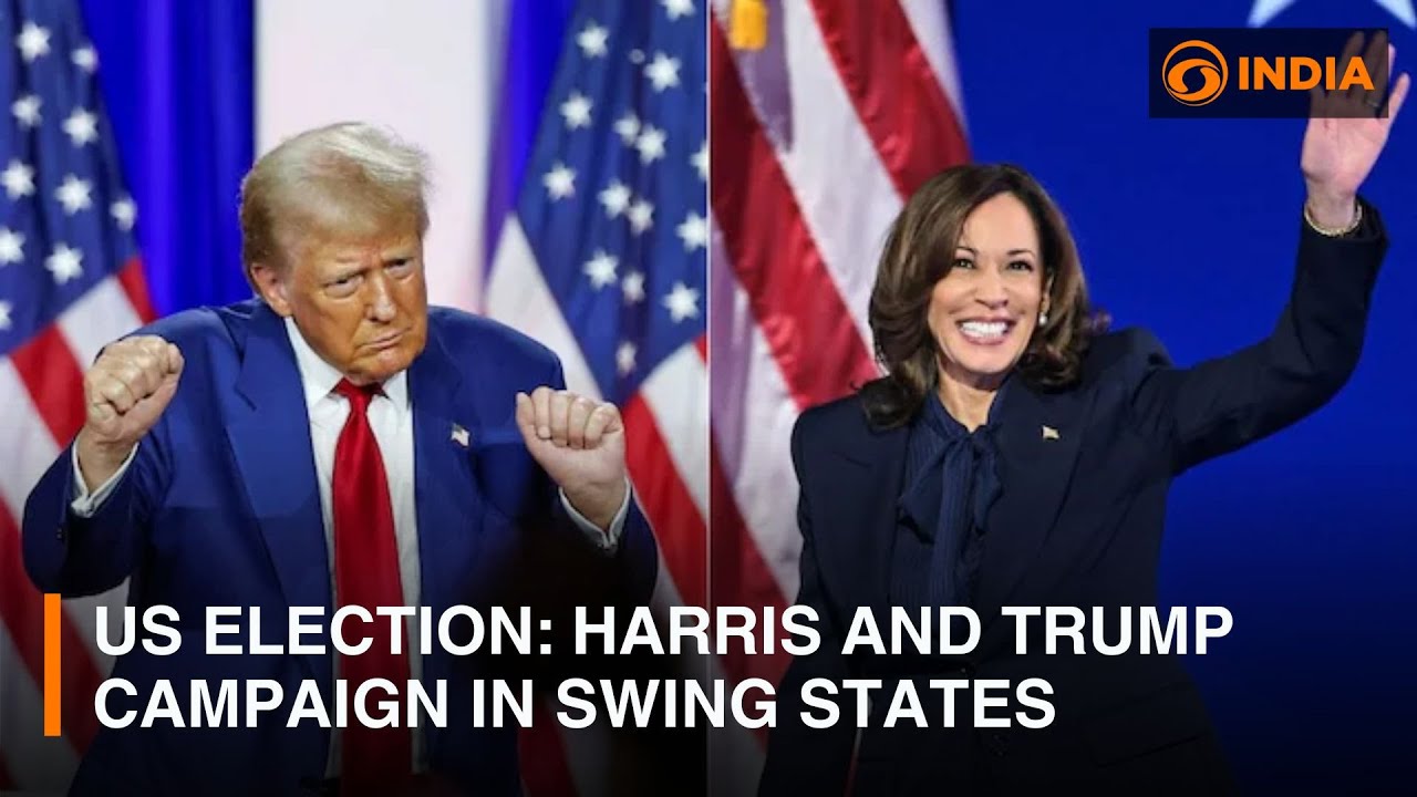 US Election: Kamala Harris and Donald Trump campaign in swing states ...
