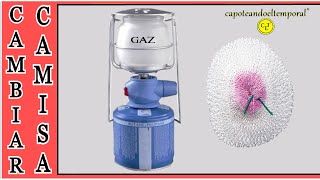 COMO UNA CAMISA EN LAMPARA LUZ CAMPINGAZ - YouTube