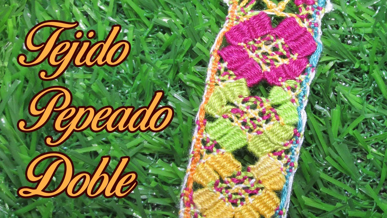 Vídeo # 11 Como Tejer Trencilla Pepeado Doble / Mundillo Tradicional