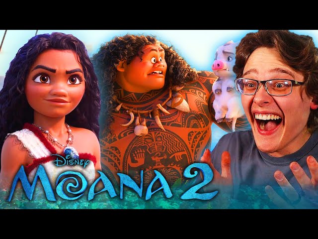 MOANA 2 Teaser Trailer REACTION! class=