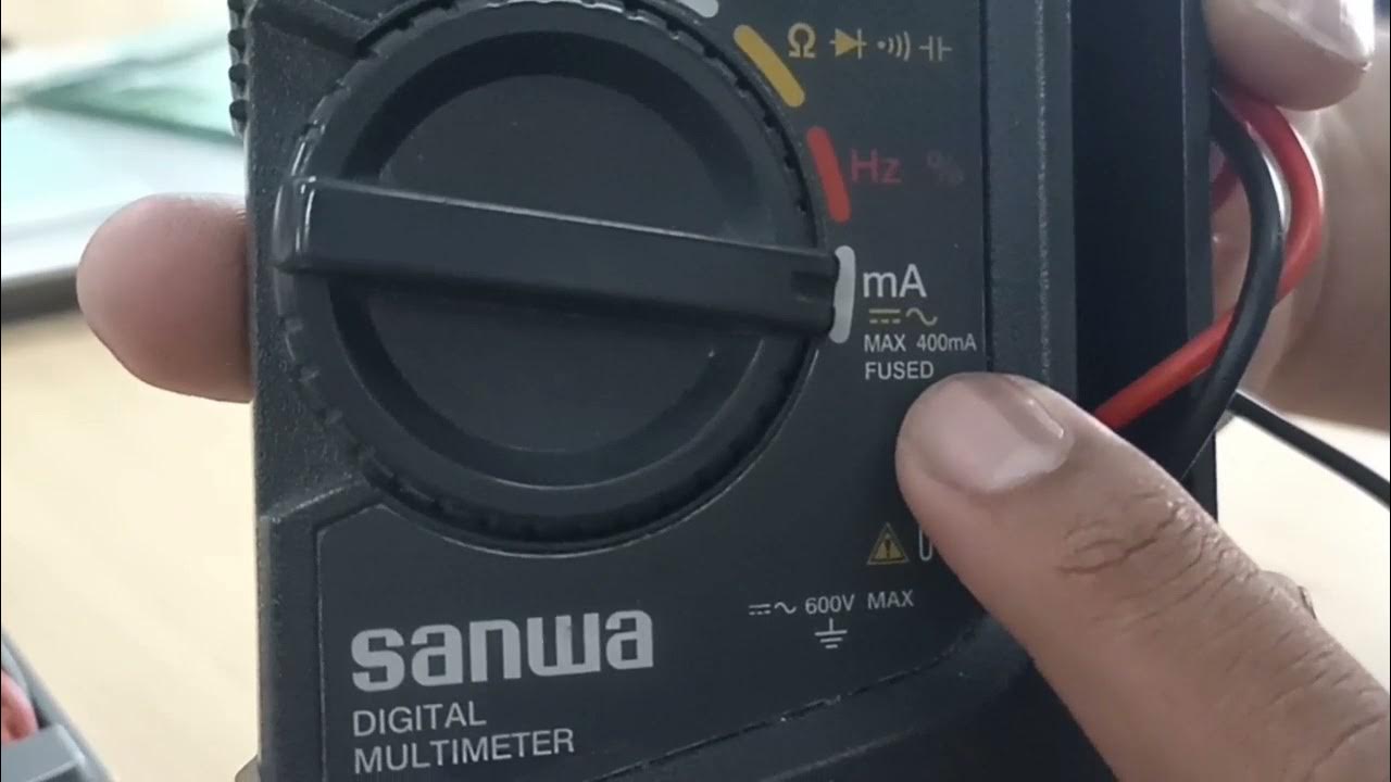 Multimeter sebagai Amperemeter, Ohmmeter, dan Voltmeter YouTube