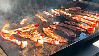 Breakfast on the 28' Blackstone Griddle by The Cajun Ninja 4,991 views 1 year ago 5 minutes, 31 seconds