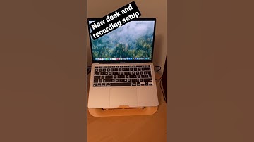 Thumbnail of MacBook Air music recording setup #guitar #desksetup #recording #shorts #studio