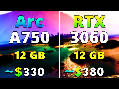 Intel Arc A750 12GB vs RTX 3060 12GB | PC Gameplay Tested