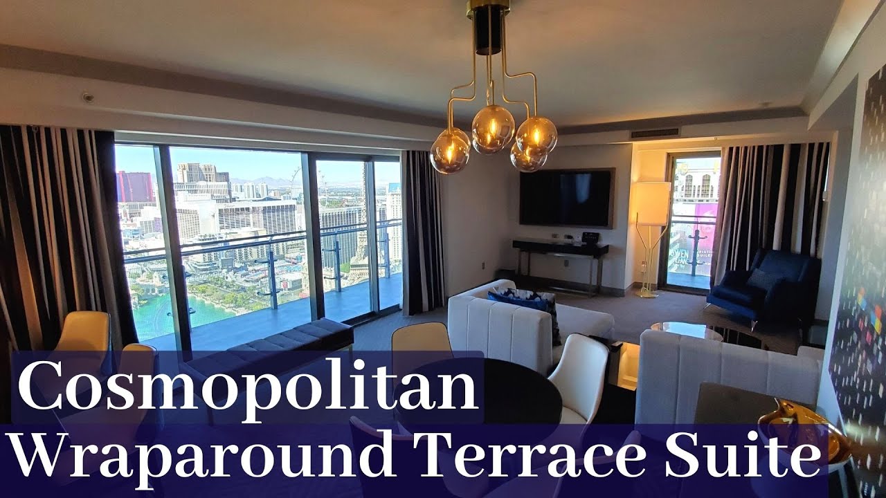 Cosmopolitan Las Vegas Wraparound Terrace Suite Fountain View Youtube