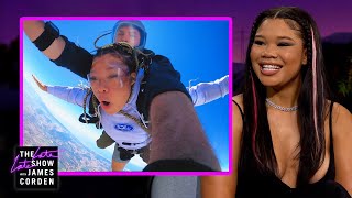 Storm Reid Couldn't Jump Out of a Plane Fast Enough