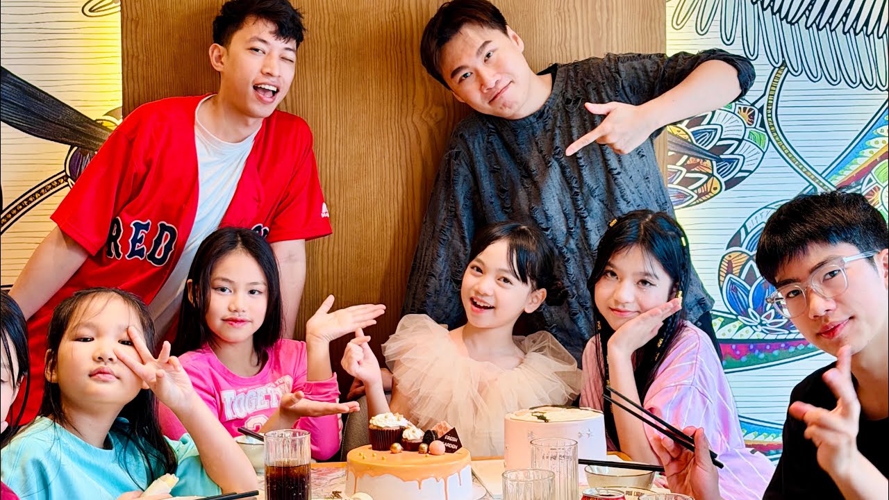 Happy moments celebrating my birthday with KiddyCrew 🥳Follow Vy's Youtube / 