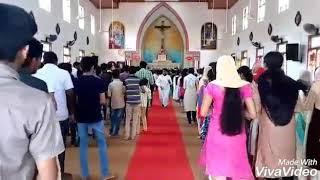 Church priest Contry Dance in church of Kerala