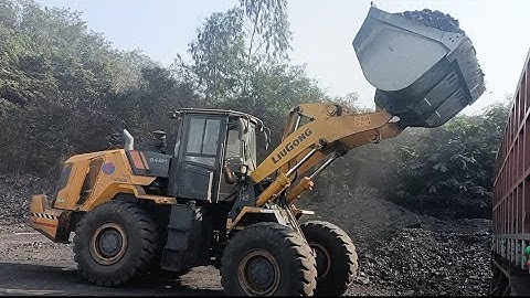 LiuGong 848H Wheel Loader Machine|| Coal loading in Coal Mines||