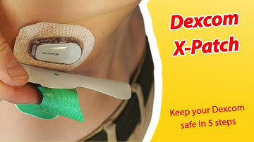 How to apply X-Patch to protect your CGM sensor in 5 easy steps  | Dexcom CGM Patches