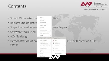 Webinar - DER Solutions Interoperable SCADA Communications for PV Inverters through Embedded Control
