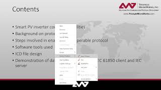 Webinar - DER Solutions Interoperable SCADA Communications for PV Inverters through Embedded Control