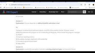PgMP Sample Questions and Answers | Program Management Exam Prep