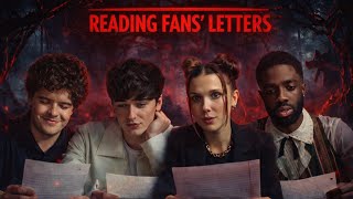 Eleven,Dustin,Lucus and Will Reads Fan Letter |stranger things Season 5 