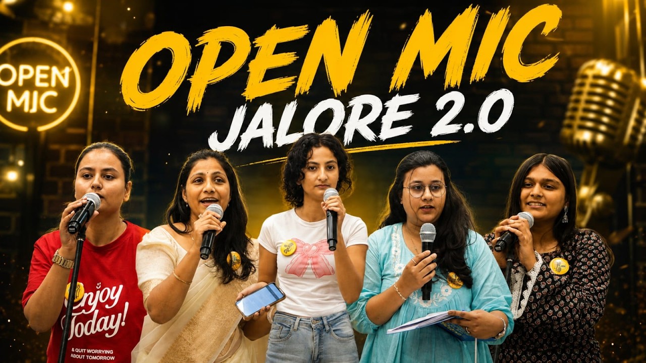 Open mic jalore | 26 july 2026 | second event |
