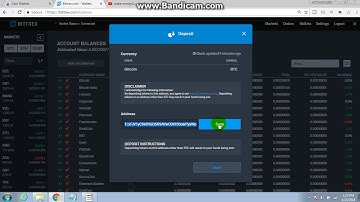 How Bitcoin Deposit In Bittrex