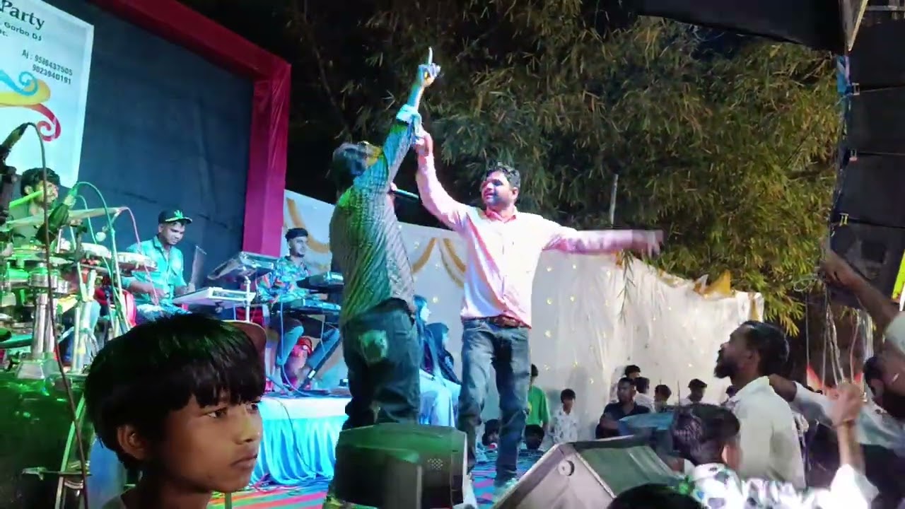 Bodan gama Nimesh Bhai chale || Ashish Singer Sapna Singer || AJ Musical Party 