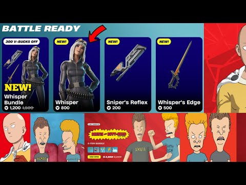 Fortnite Item Shop NEW Whisper Skin Dad Skins Are BACK September 7th 2025