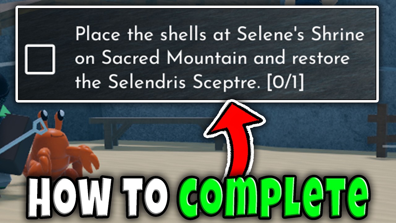 How to COMPLETE SELENE'S LEGACY QUEST in SHELLS FULL GUIDE SELENDRIS ...