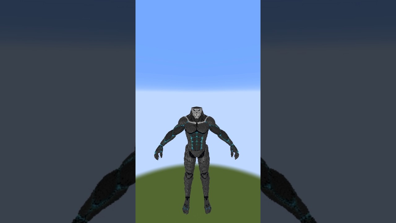 Make Kaiju No. 8 In Minecraft: Timelapse