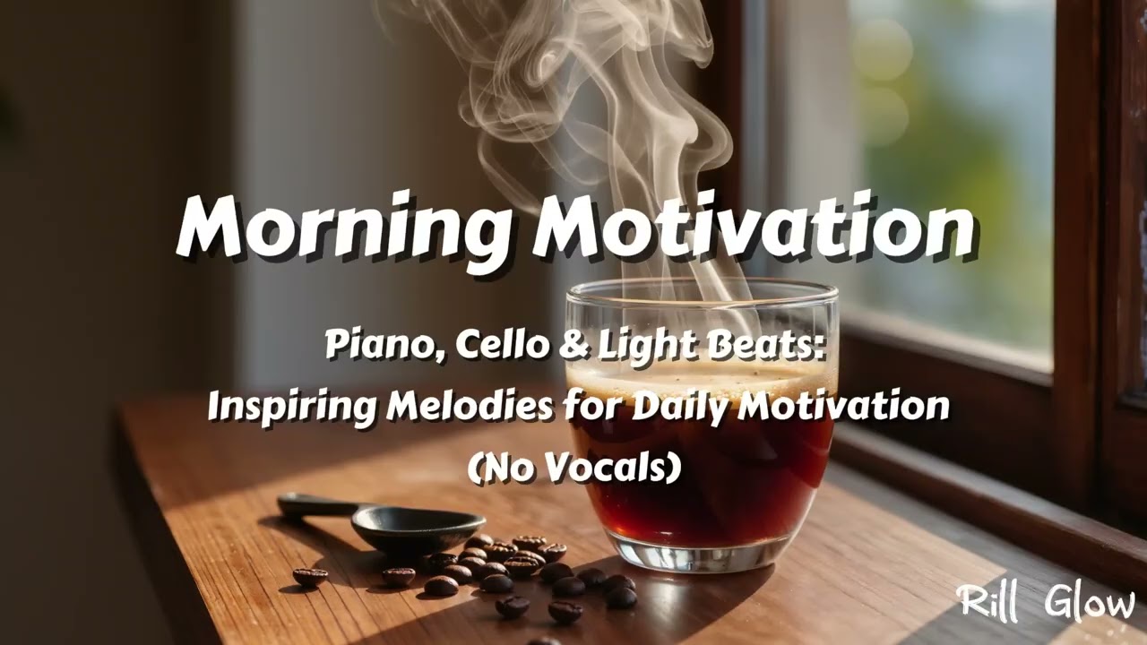 Piano, Cello & Light Beats: Inspiring Melodies for Daily Motivation (No Vocals)