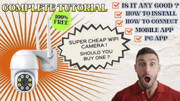 How to Install WIFI Security Cameras DIY House Apartment Building Yoose Jortan Full Tutorial Cameras