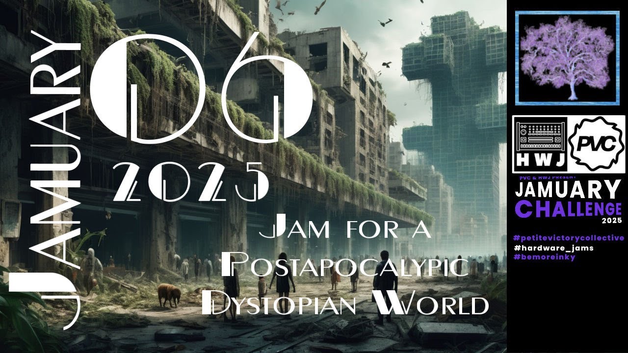 2025 Jamuary 06: A Jam for a Postapocalypic Dystopian World with 3 Moogs,  and Cherry Audio Atomika