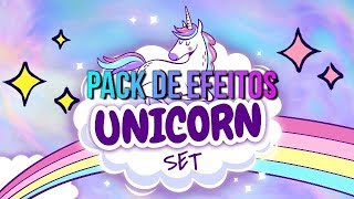 Unicorn Set  Filmora Effects - Pack de Efeitos para Videos Tumblr + Download na Descrição