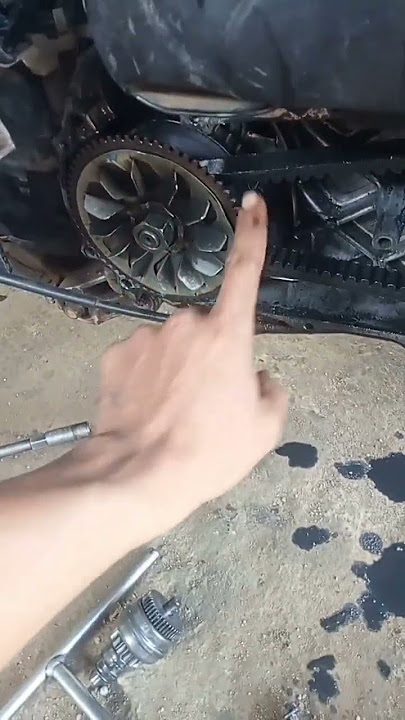 penyebab oli rembes parah di bagian cvt || seal cepet kena ini dia Penyebab ny #shorts