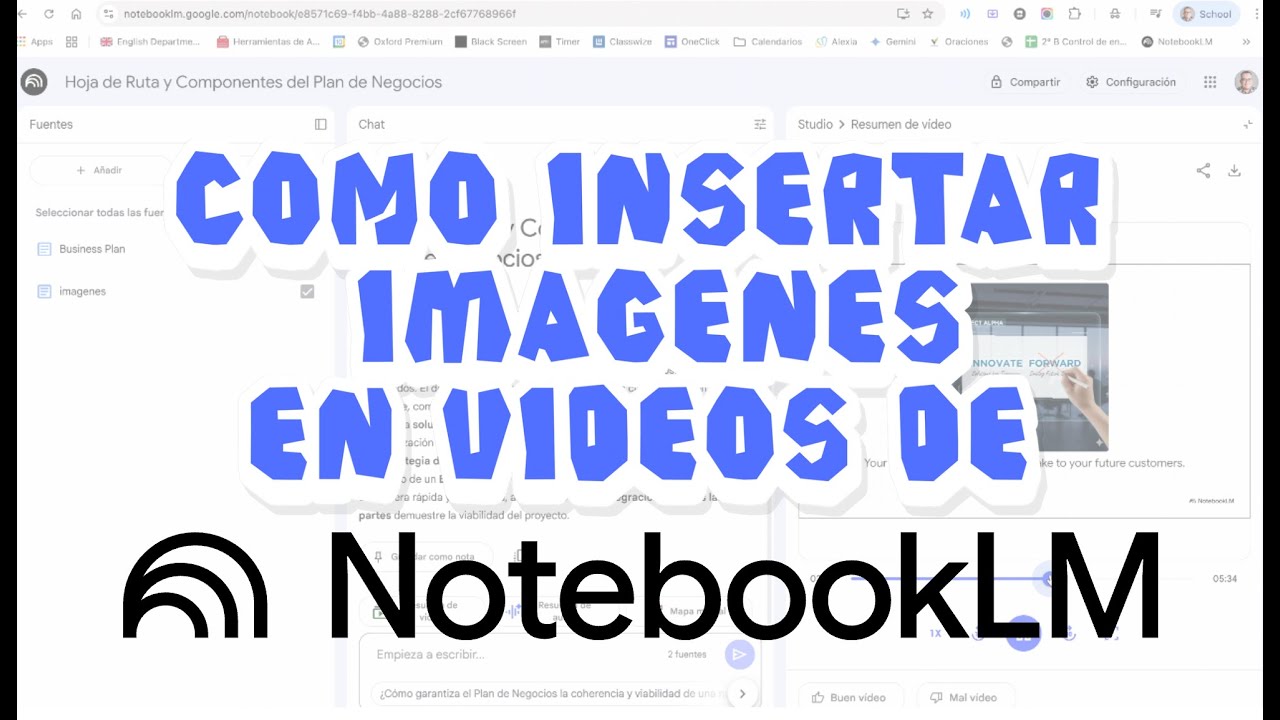 Como insertar imágenes en vídeos de NotebookLM - YouTube