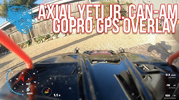 Axial Yeti Jr. Can-Am GoPro GPS Overlay | HIGH SPEED TEST