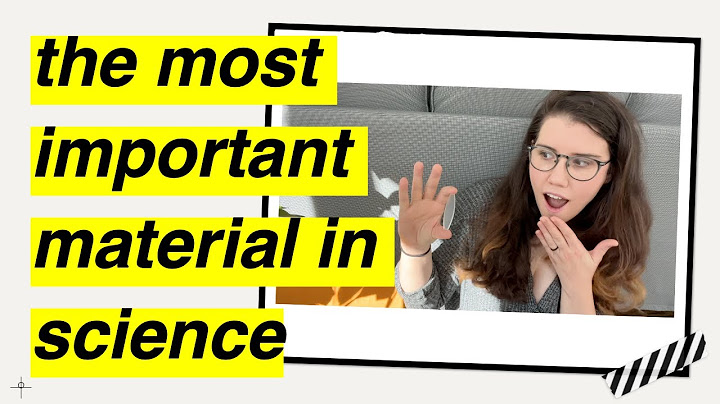 the most important material in science