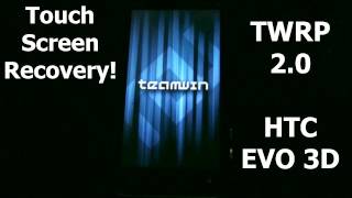 How To Install TWRP 2.0 On The HTC EVO 3D WITHOUT A Computer! screenshot 3