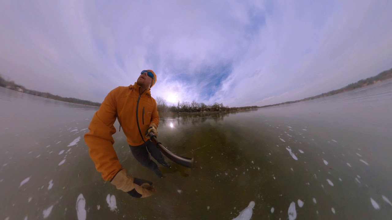 Smooth Ice on Lake Ripley, WI - Dec 27, 2020