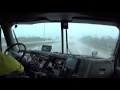 2678 Trucking in the rain. Sony HDR-AS 200V