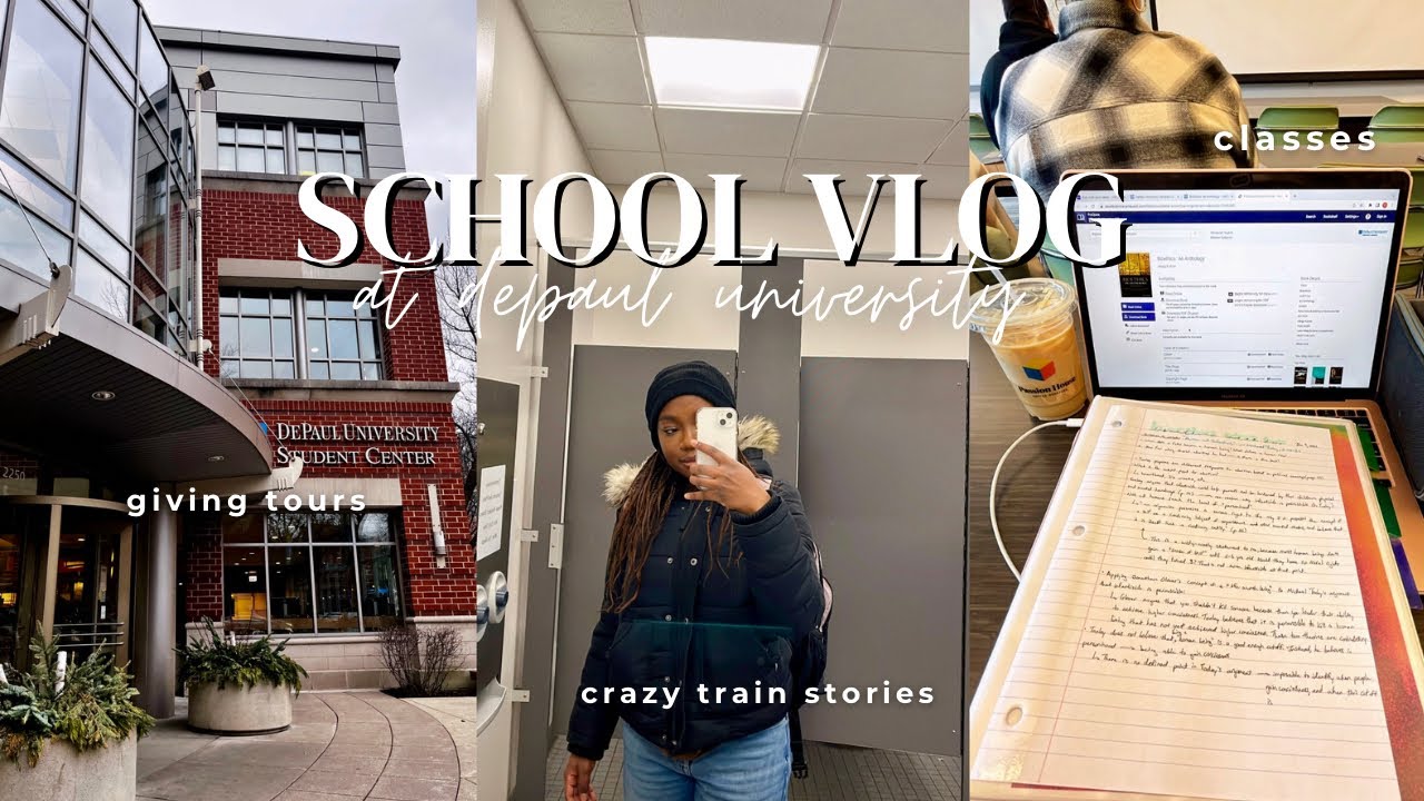 productive day in the life at depaul university (vlog) - YouTube