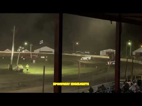 Highlights at the tri county fairgrounds speedway 2024 - dirt track racing video