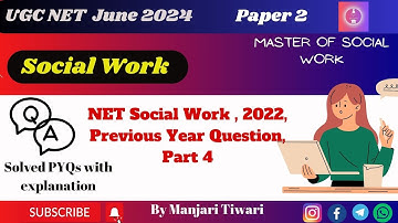 UGC NET Social Work Important Questions 2022| Social Work NET Exam Preparation Social Work NET JRF|