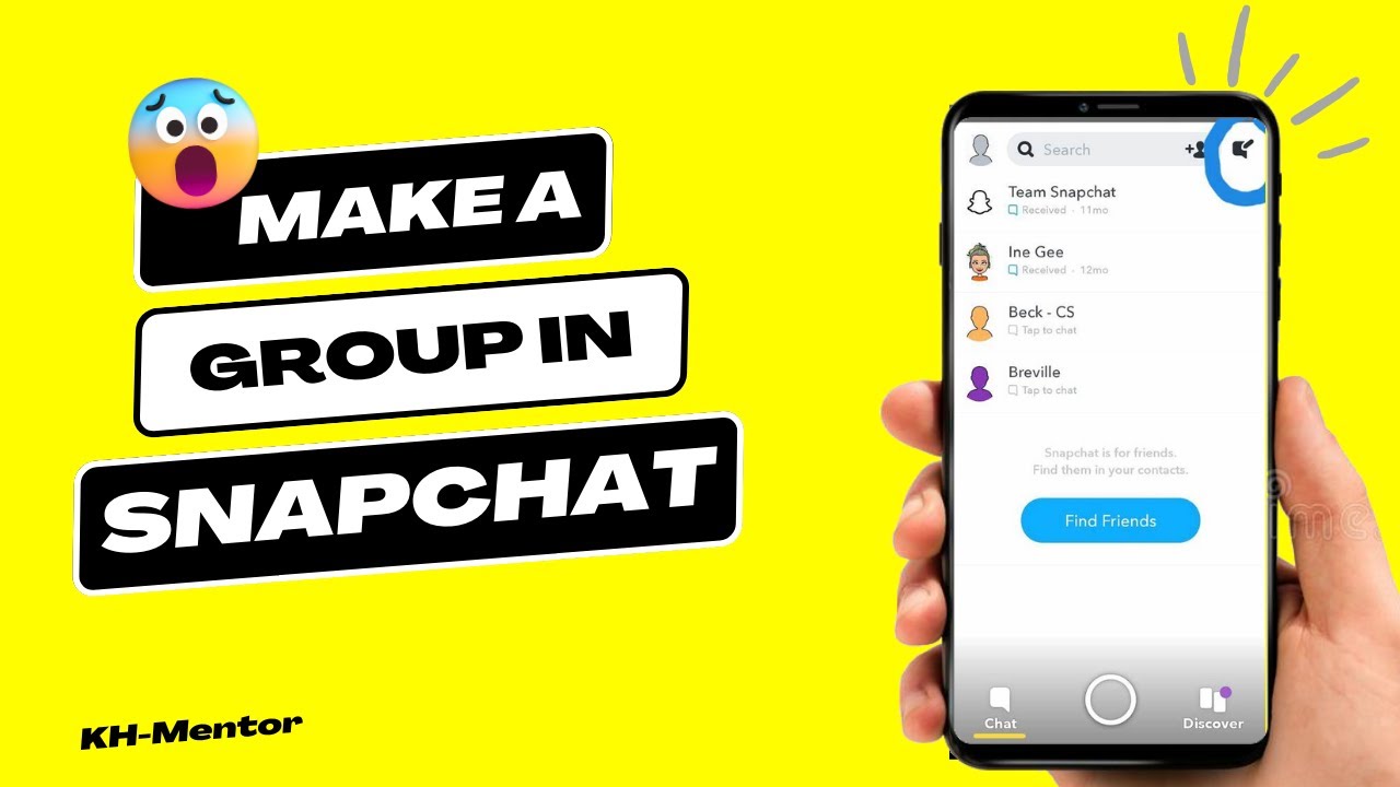 How To Make Group Chat On Snapchat In Android iPhone How To Make A