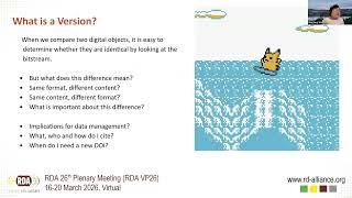 Famous Data Versioning IG: Practical Data Versioning Recommendations: Update and Final Community Sign-Off Net Worth